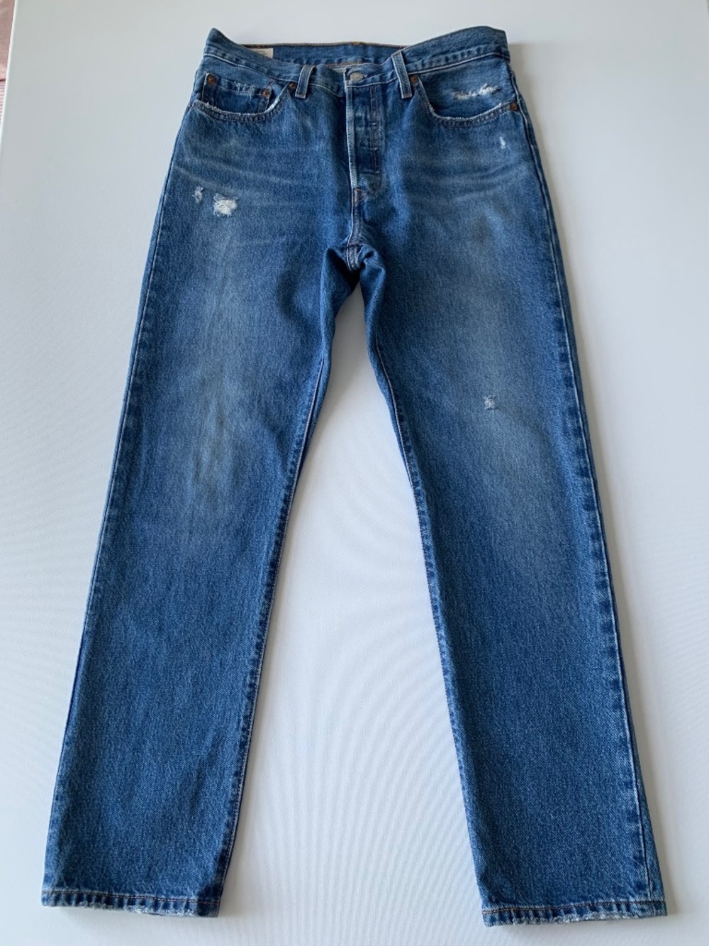 Levi's 501 Denim Jean Straight Leg Size 28